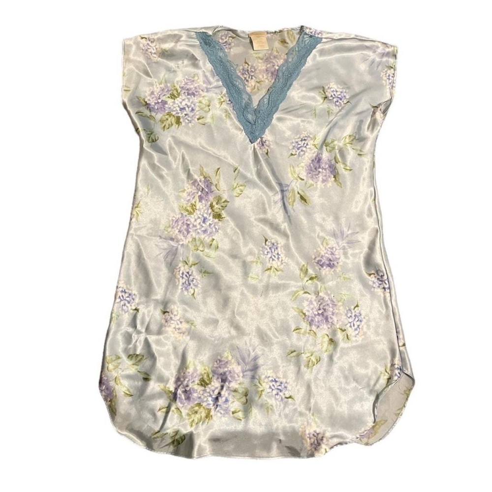 dainty silk floral slip dress